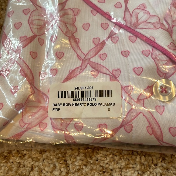 Roller Rabbit Intimates & Sleepwear Nwt Rr X Lsf Baby Bow Hearts